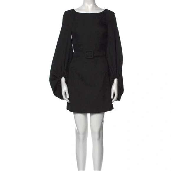 white christmas dresses Nyx Puff Sleeve Midi Dress | REBECCA VALLANCE